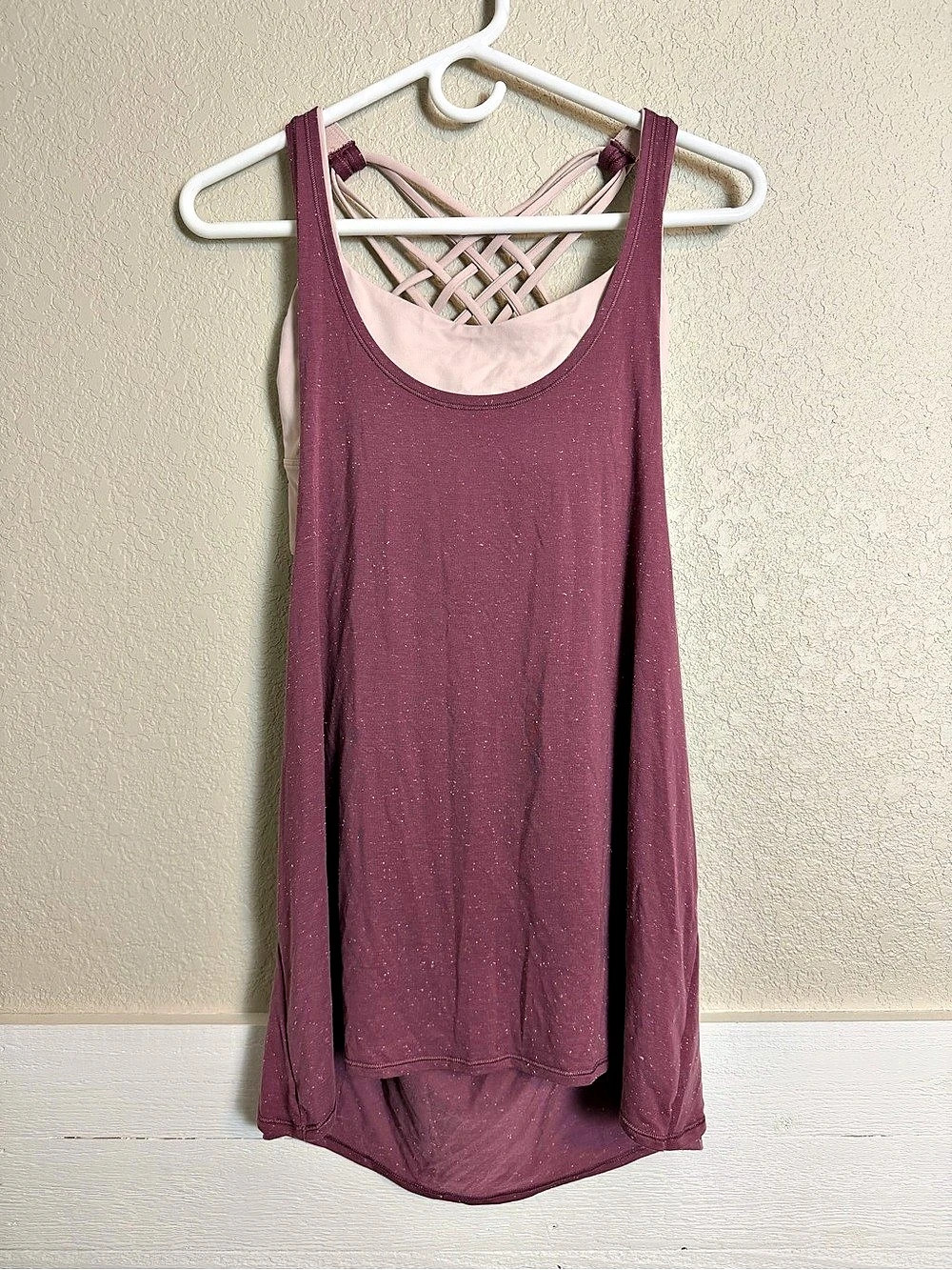 lululemon Free to Be Wild 2-in-1 Tank Purple & Pink Size 6